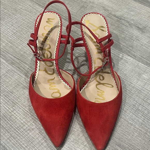 Sam Edelman Scarlet Red Heels - Picture 9 of 9